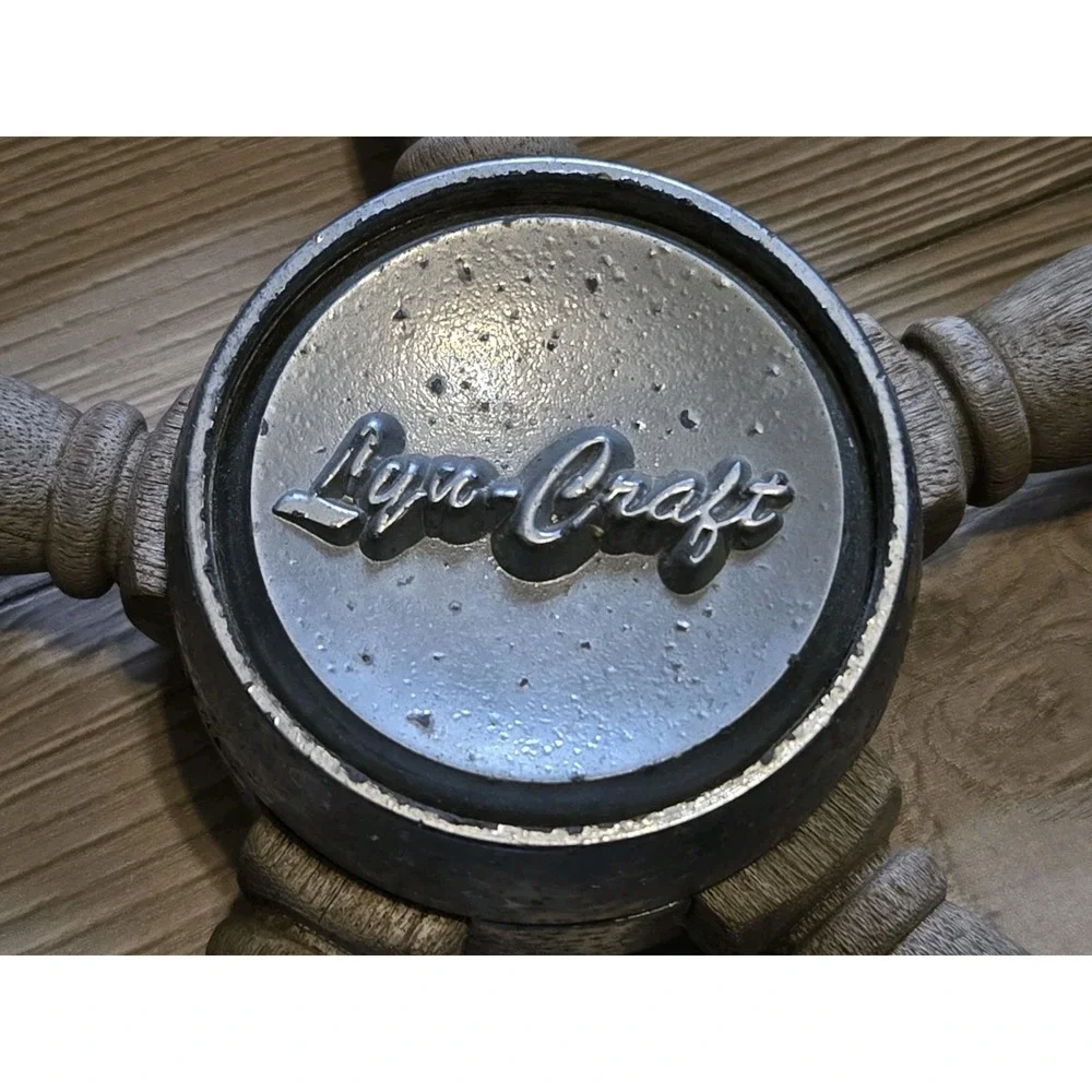 Vtg‎ Lyn-Craft Ship Steering Wheel Helm Lyncraft Boats Part Decoration
